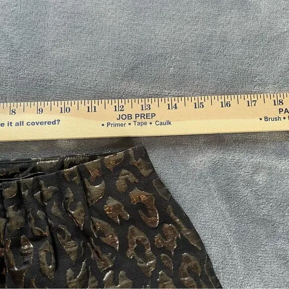 NWT Kenneth Cole New York The Verona Jacquard Leopard Skirt Size 8P - Picture 7 of 8